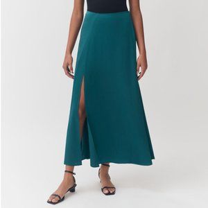 Cuyana Washable Charmeuse Silk Maxi Skirt
